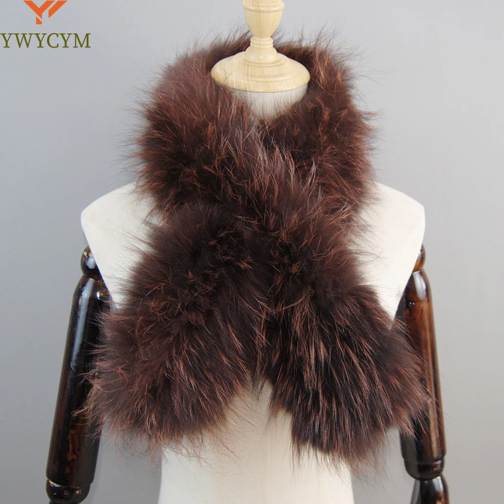 

Hot Sale Knit Real Fox Fur Lady Fashion Neckerchief Scarves Women Real Fur Bandana Women Winter Warm Natural Fox Fur Scarf Ring