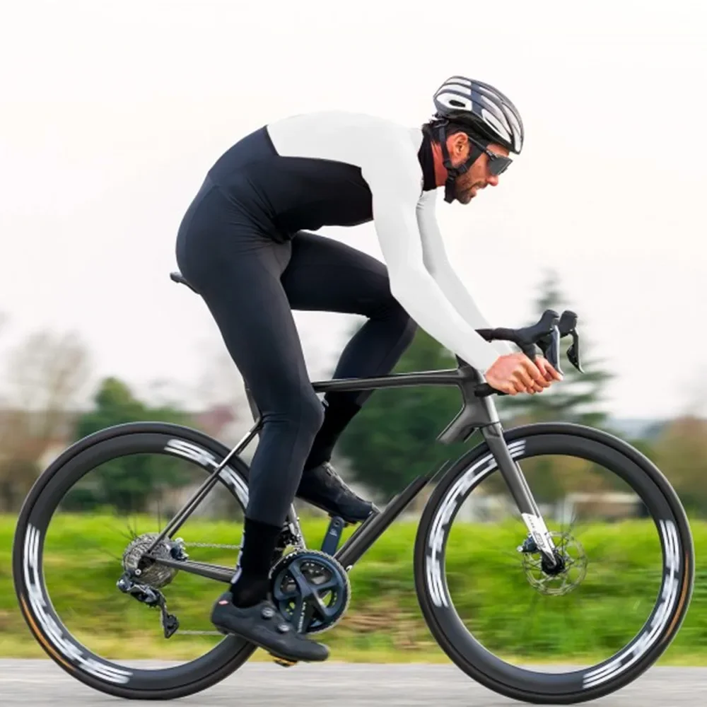 Winter zootekoi Cycling Lycra Skinsuit Long Sleeve/Pant One-Piece Speedsuit Cycling Jersey Suit Mono Ciclismo Invierno Jumpsuit