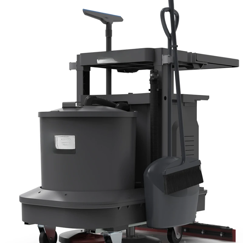 

Mopping and sweeping machine