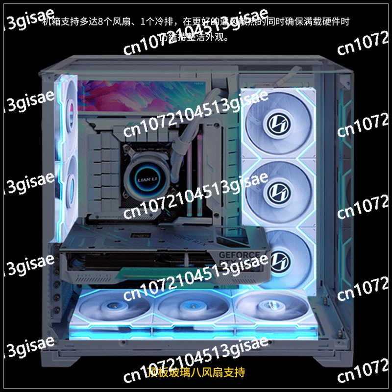 

Chassis O11 Vision Compact Ocean View Room Delicate ATX Computer Desktop Chassis