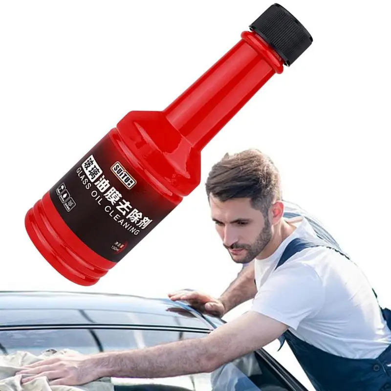 

Car Glass Cleaner Auto Oil Film Stain Remover Automobile Windshield Waterproof Degreasing Water Cleaning Agent 150ml