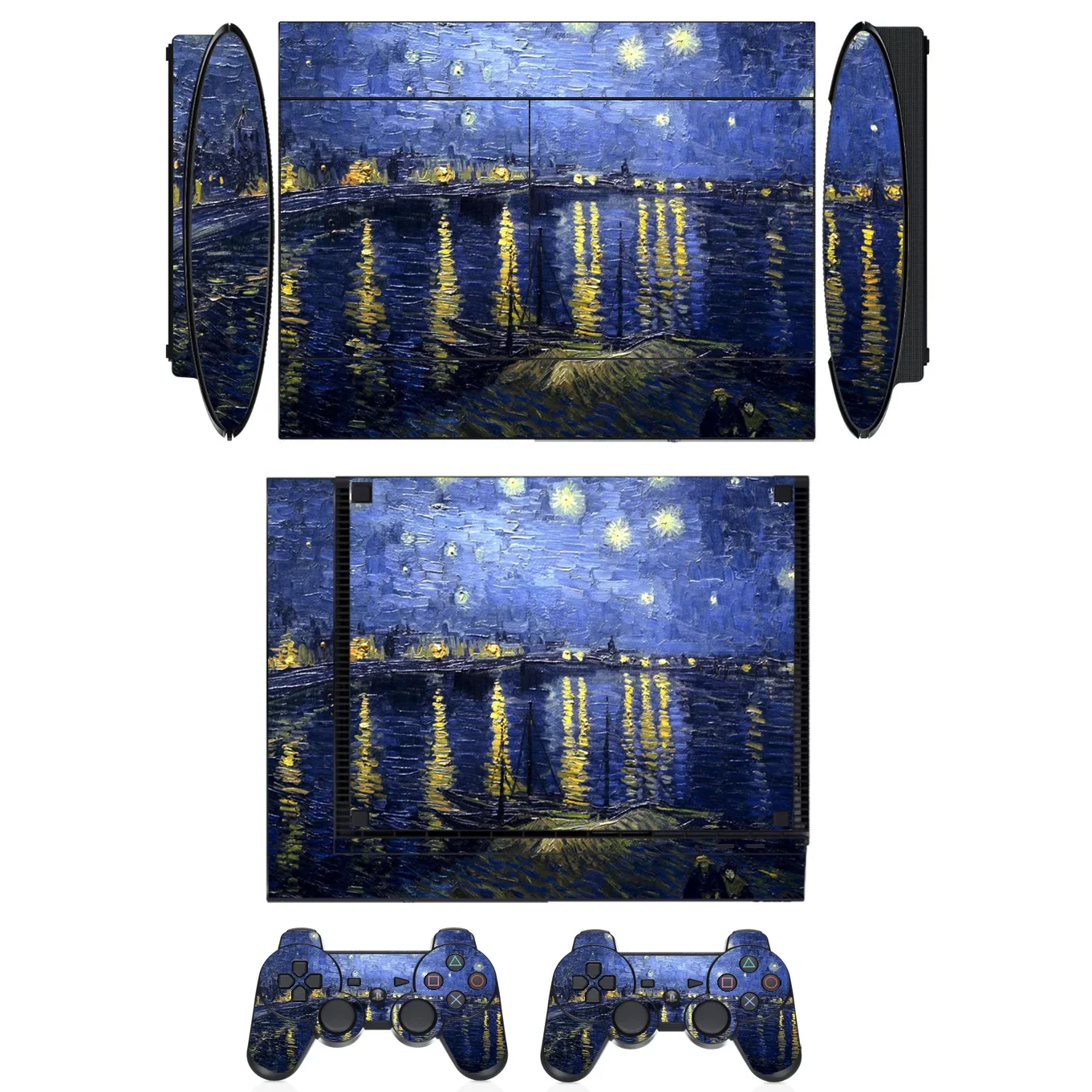 لوحات 3451 ملصق جلدي من الفينيل لهاتف Sony PS3 Super Slim و2 ملصقات جلود وحدة التحكم