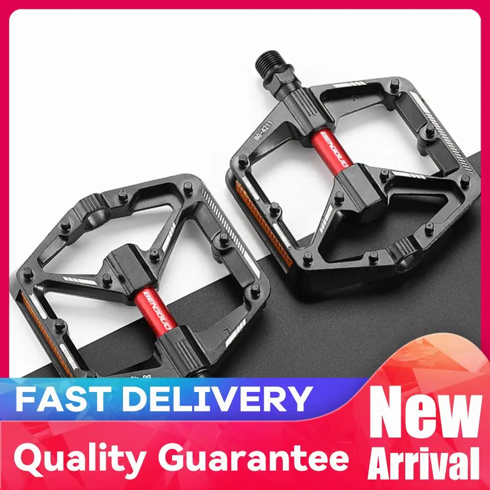 

Ультралегкие велосипедные педали Double DU Bearing из алюминиевого сплава, противоскользящие, безопасные, аксессуары для велосипедов