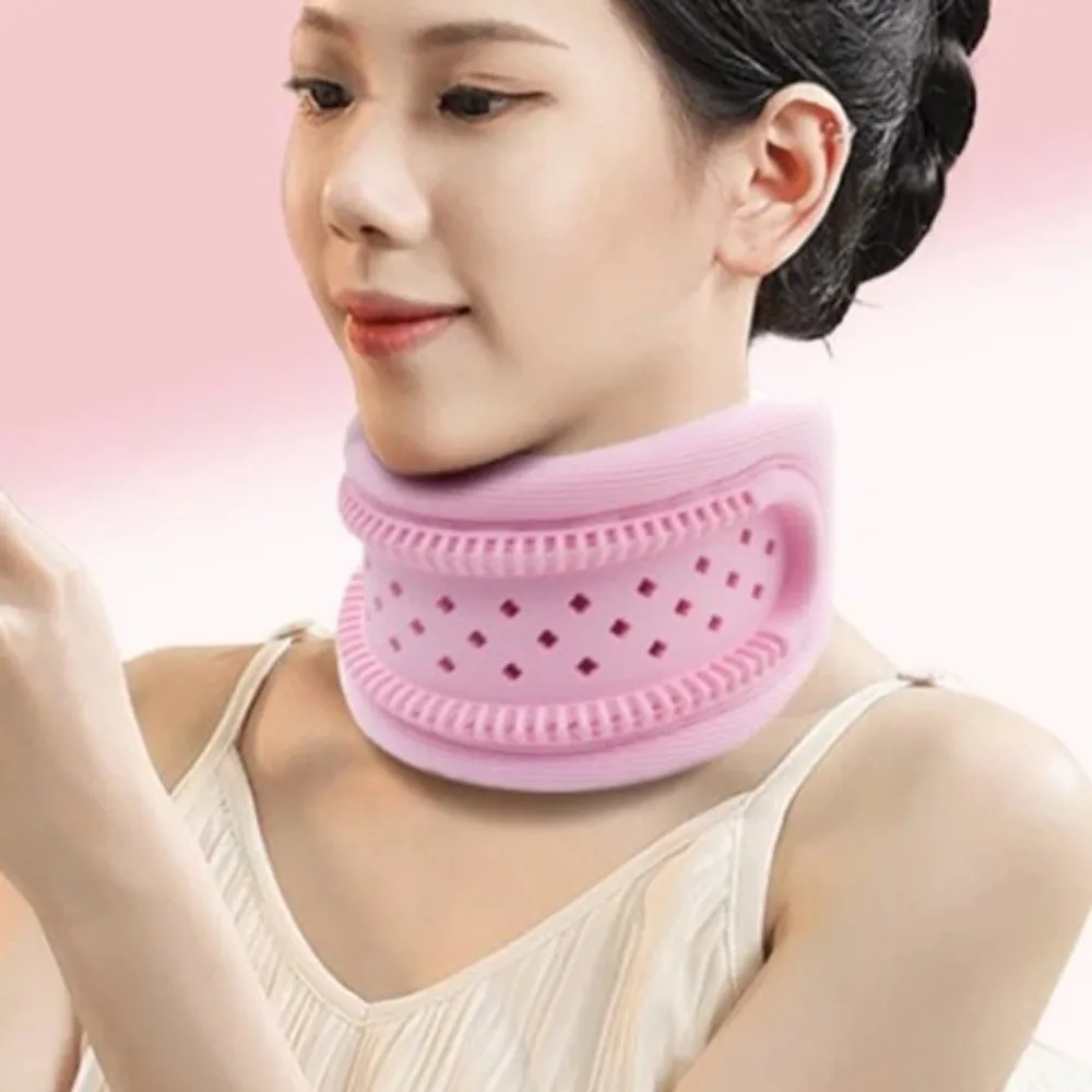 Gift Anti Bowing Neck Brace Breathable Portable Cervical Corrector Relieves Pressure Soft Neckband Cover Shoulder Relaxation