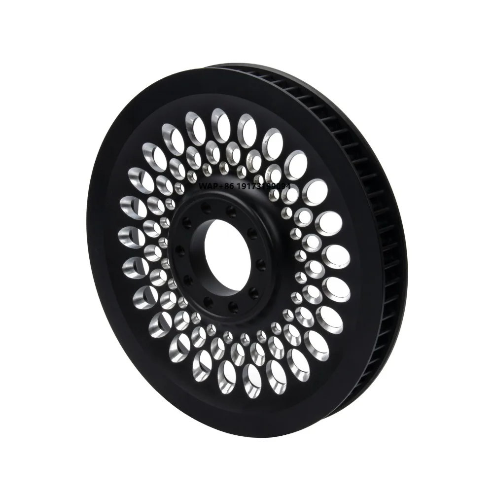 

Hopero Motorcycle Black Spider Pulley Matching Wheels for 2018+ Softail Models