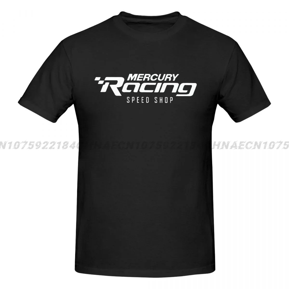 

Mercury Racing logo T-shirt Y2K Clothes Oversized Cotton T-shirts for men Short sve