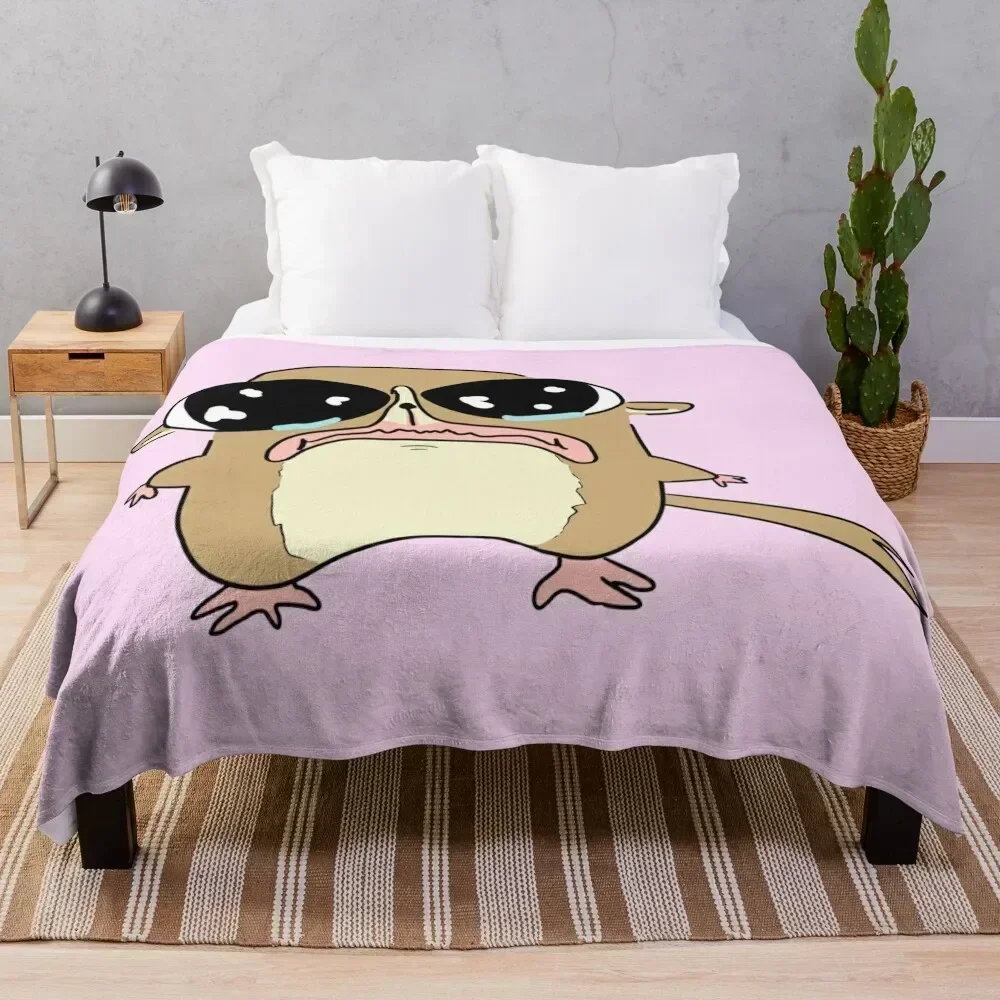 

sad scrungly pathetic mort Throw Blanket Portable Lightweight Blanket for Travel Camping
