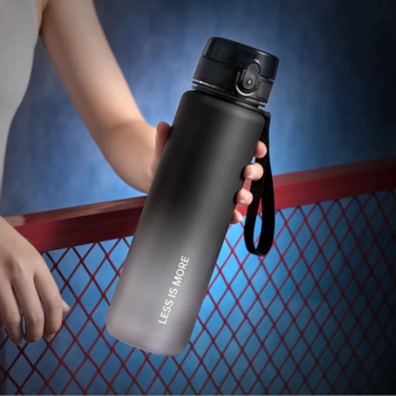 Sports water cup for men high appearance level large capacity gradient color resistant high temperature fitness carrying cup cyc