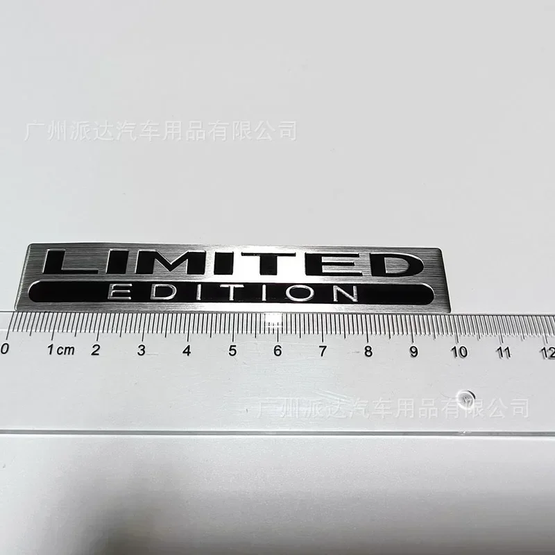 3D Aluminium Alloy Logo LIMITED EDITION Letters Fender Emblem Badge Rear Trunk Sticker Decal Car Accessories