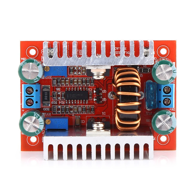 DC 400W 15A Bước Lên Tăng Cường Bộ Chuyển Đổi Dòng Điện Không Đổi Nguồn Điện Cung Cấp Đèn LED Điều Khiển 8.5-50V 10-60V Điện Áp Sạc Bước Lên Module