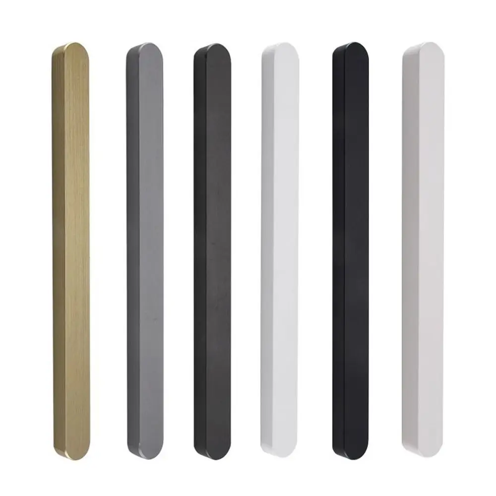 Self-adhesive Stick On Sliding Door Handles 7 Inch Punch-free Cabinet Handles Aluminium Alloy Multifunctional Adhesive Handles
