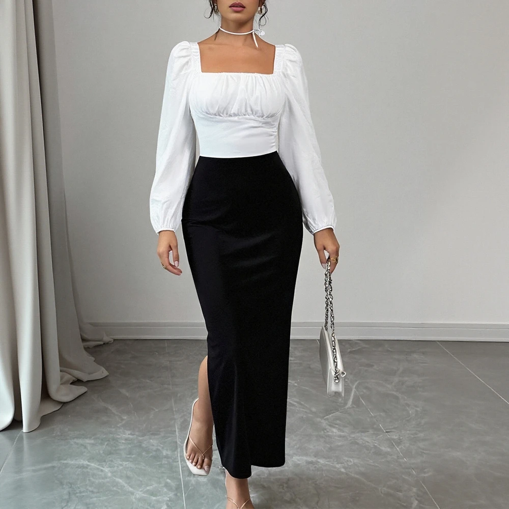 Autumn Little Shirt Regular Fit High Collar Casual Style Women's Top No Decoration Fashionable Comfortable Upperwear