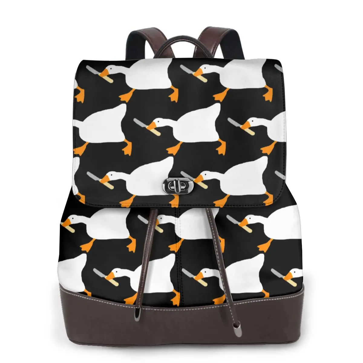 goose-with-knife-peace-was-never-an-option-bookbag-school-student-bags-hiking-travel-daypack-for-women-fashion-derma-backpack