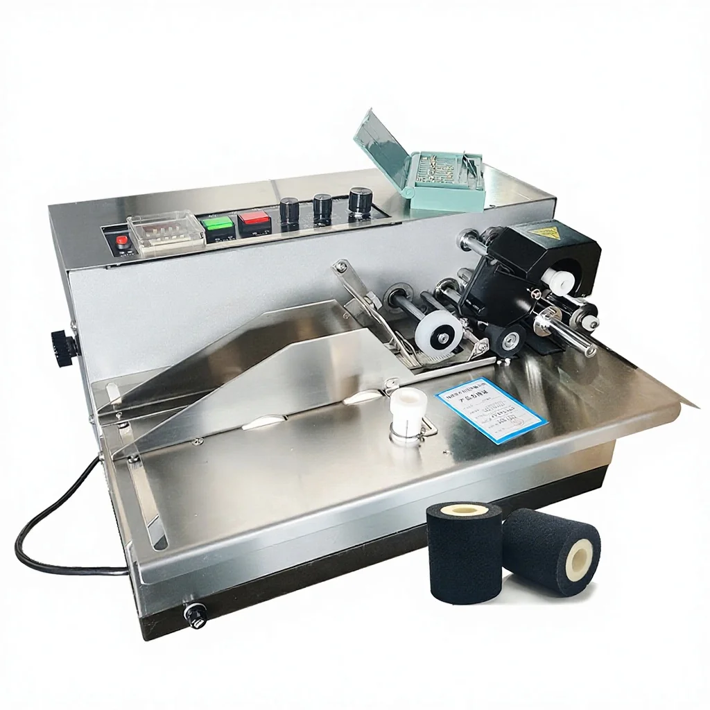 MY-380 Automatic Plastic Bags Pouch Batch Number Continuous Date Coder Solid Ink Date Coding Machine