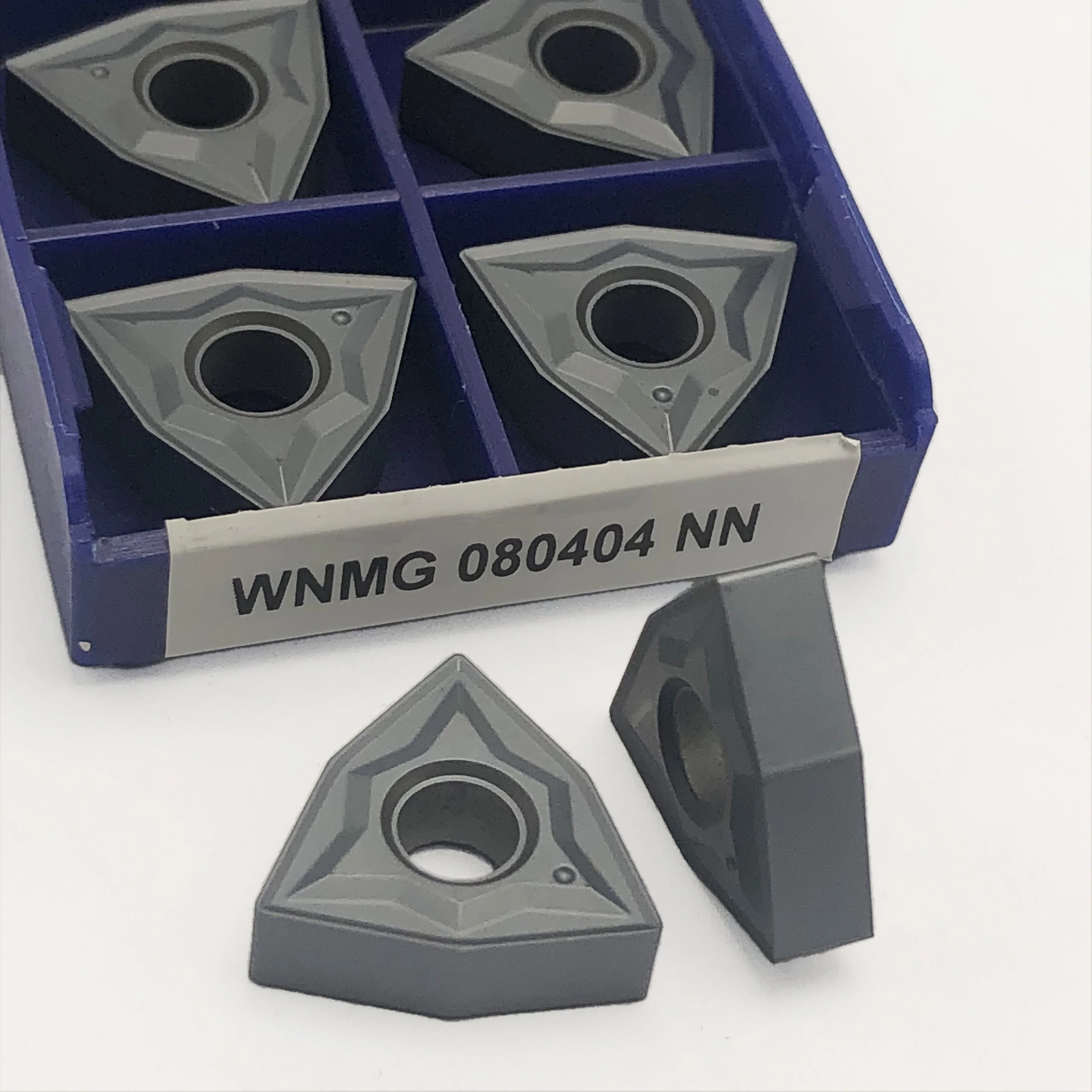 하이 퀄리티 카바이드 블레이드 원통형 선반 도구, WNMG080404, WNMG080408, NN 정품, 10 개