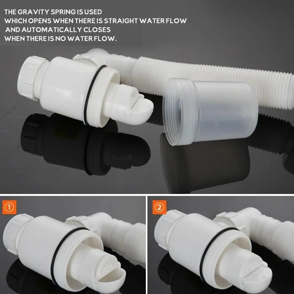 Sink Deodorant Launch Pipeline Kitchen Hose Strainer Drain Pipe For Hotels Apartments Homes Drainage Tool Accessories