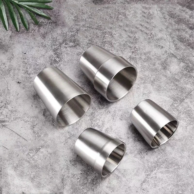 Stainless Steel Water Cup Double Layer Heat Insulation Scalding Resistant Anti Fall Beer Glass Cold Drink Handy Children Home