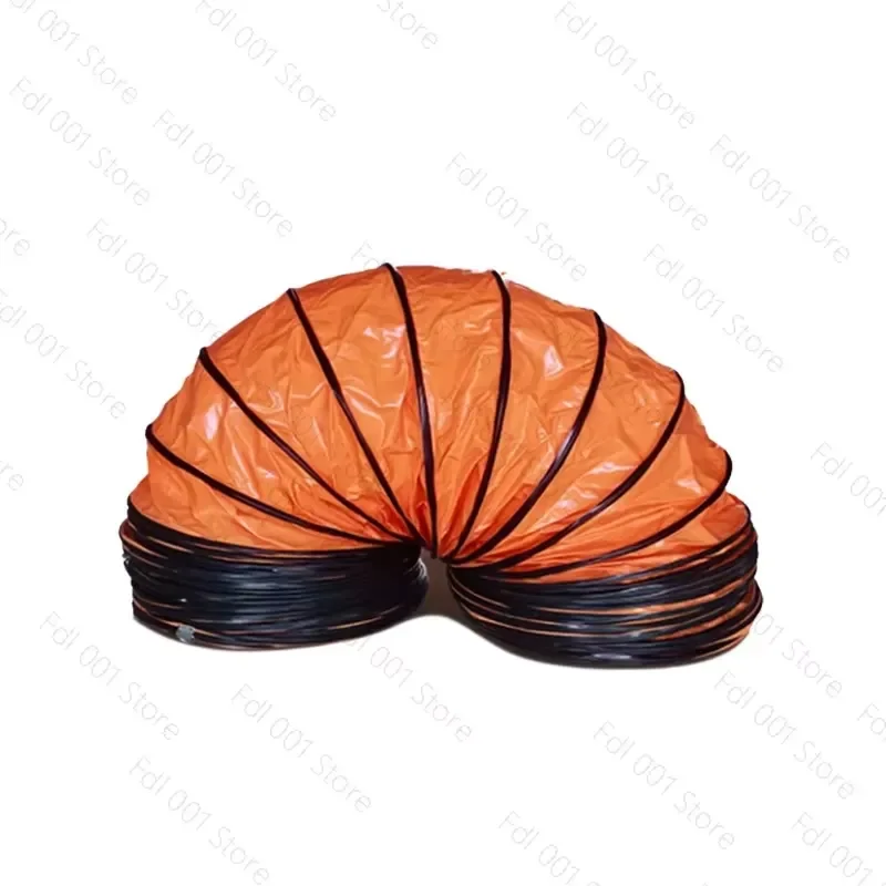 for PVC Flexible Duct Heat Resistant Retractable Exhaust Hose Tunnel Mine Ventilation