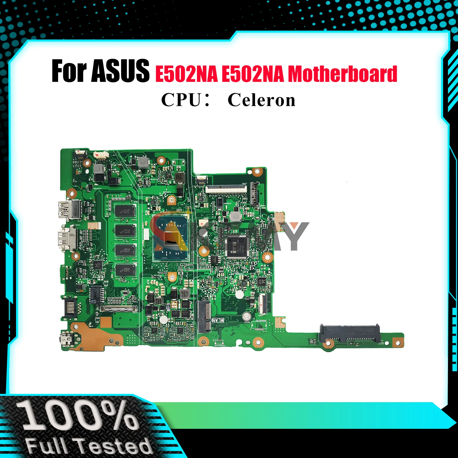 

E502NA Материнская плата для ноутбука ASUS EeeBook E502NA E502N Материнская плата для ноутбука с процессором Celeron 100% тестирование ОК быстрая доставка stk