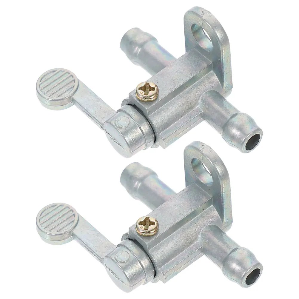 

2pcs Gas Shut-Off Valve Replacement For Off-Road Motorcycles Dirt Bikes Scooters Fuel Tank Petcock Switch Dual Inlet Outlet