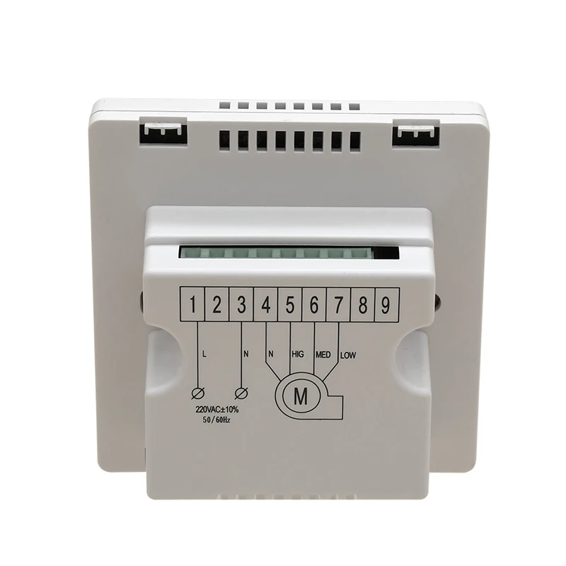 Real Time Monitoring Air Quality Data Temperature And CO2 RS485 Ventilation System Fresh Air Controller