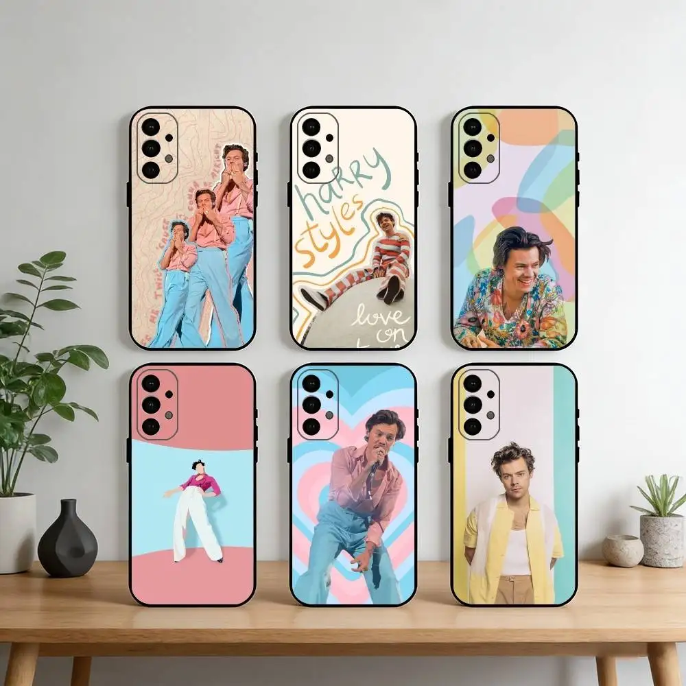 

Singer Harry Styles Phone Case For Samsung S25,S24,S21,S22,S23,S30,Ultra,S20,Plus,Fe,Note,10,9,5G Black Cover