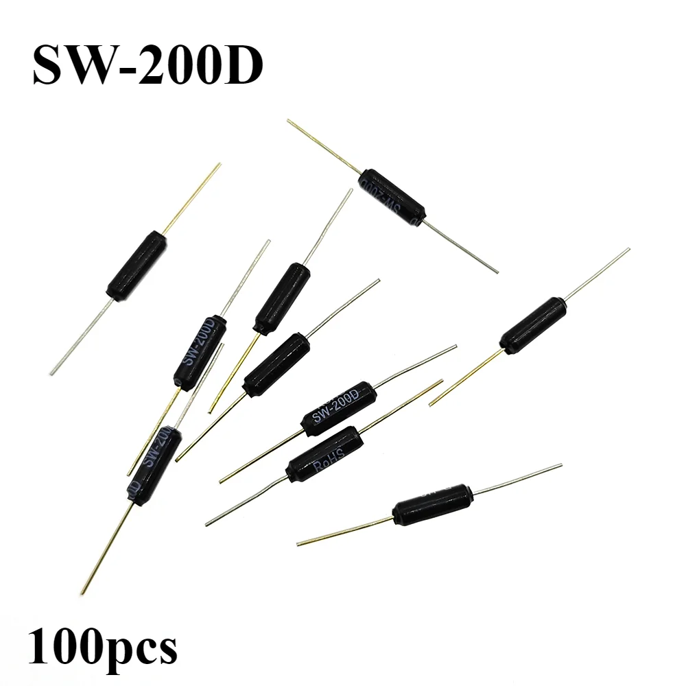 100PCS Highly Sensitive Vibration Sensor Vibration Switch SW-200D SW200D