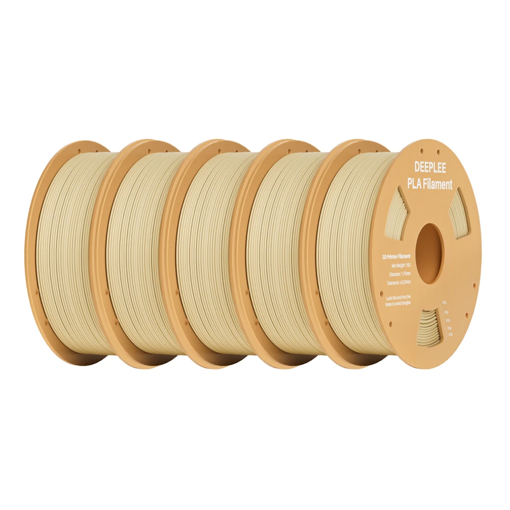DEEPLEE 5/10KG PLA Filament 1,75mm Lebendige Farben FDM 3D-Drucker Verbrauchsmaterialien Geringe Fadenbildung, Hohe Präzision Deeplee Filament