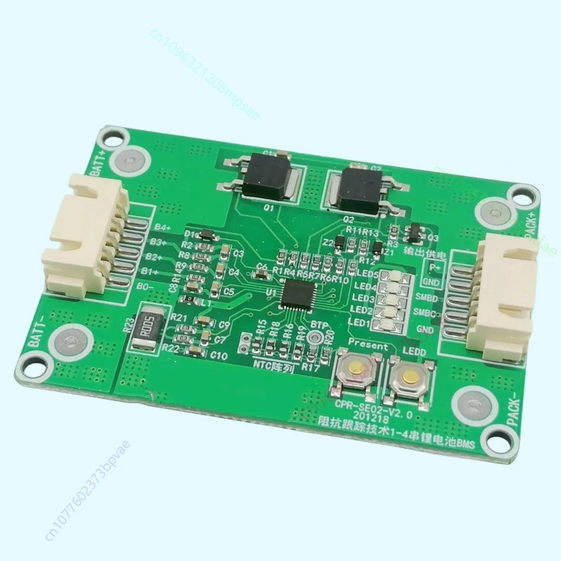 BQ40Z50 خوارزمية تتبع المعاوقة المعمارية 1-4 سلسلة 10A وحدة إدارة البطارية الحالية BMS SE02