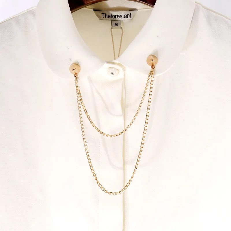 Broche vintage con púas, cadena larga con borlas, pin de solapa, joyería para mujer, regalos para hombres, hermanos, amigos, accesorios