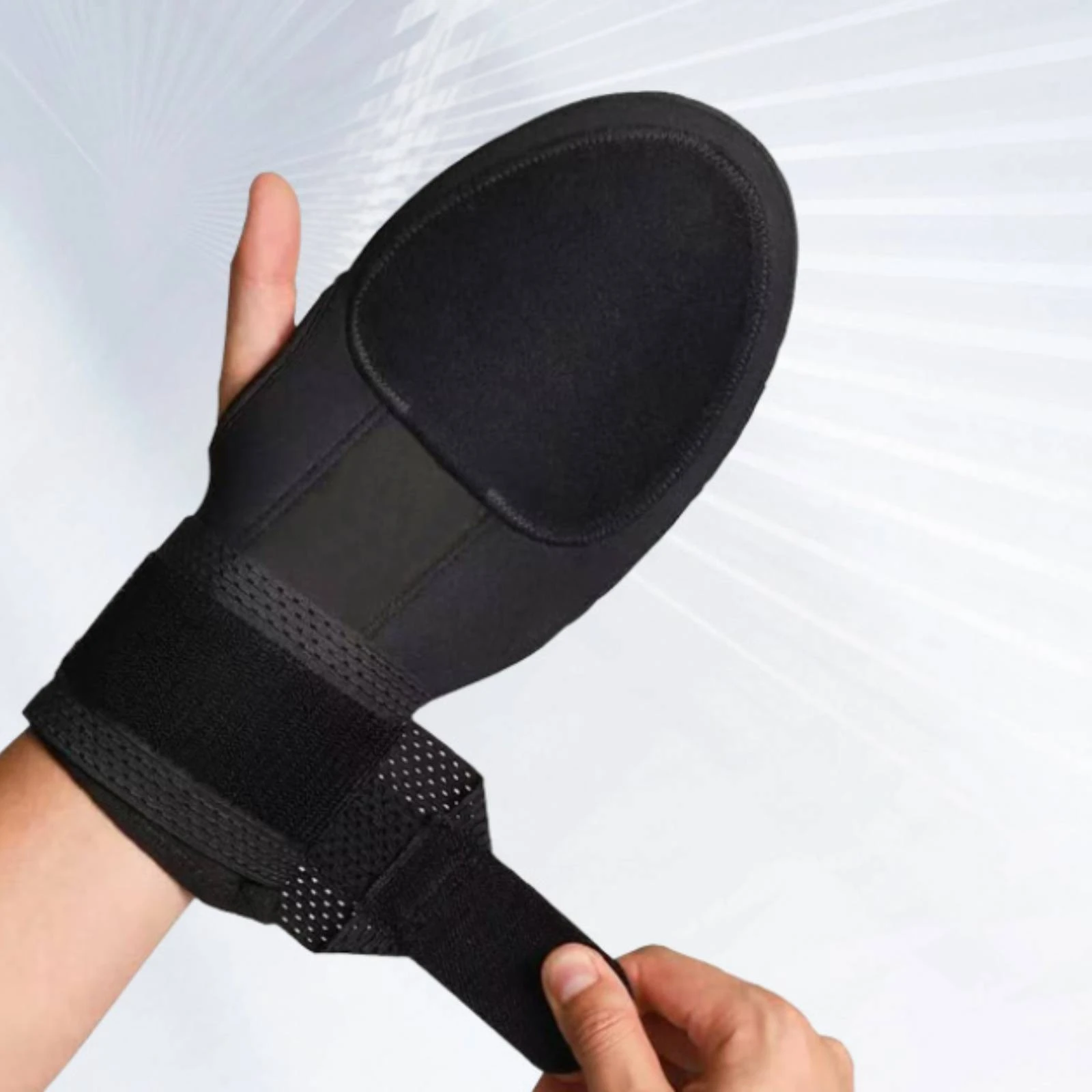 

Fingerless Baseball Sliding Glove Reinforced Stitching Softball Sliding Hand Glove Sports Gear Hook-and-Loop Adjustable Fit