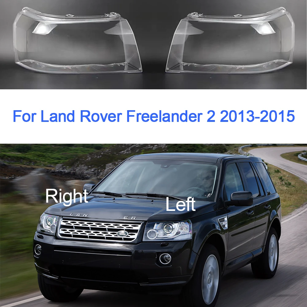 For Land Rover Freelander 2 2013 2014 2015 Headlight Glass Replace original Lens Glass Transparent Headlamp Shell