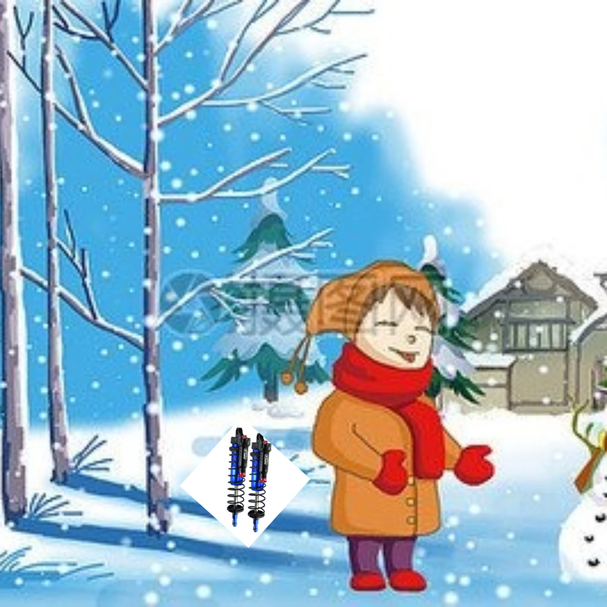 

GPM 1/8 4WD Sledge Monster Truck-95076-4 Aluminum Front (Built-In Piston Spring) Adjustable Spring Dampers