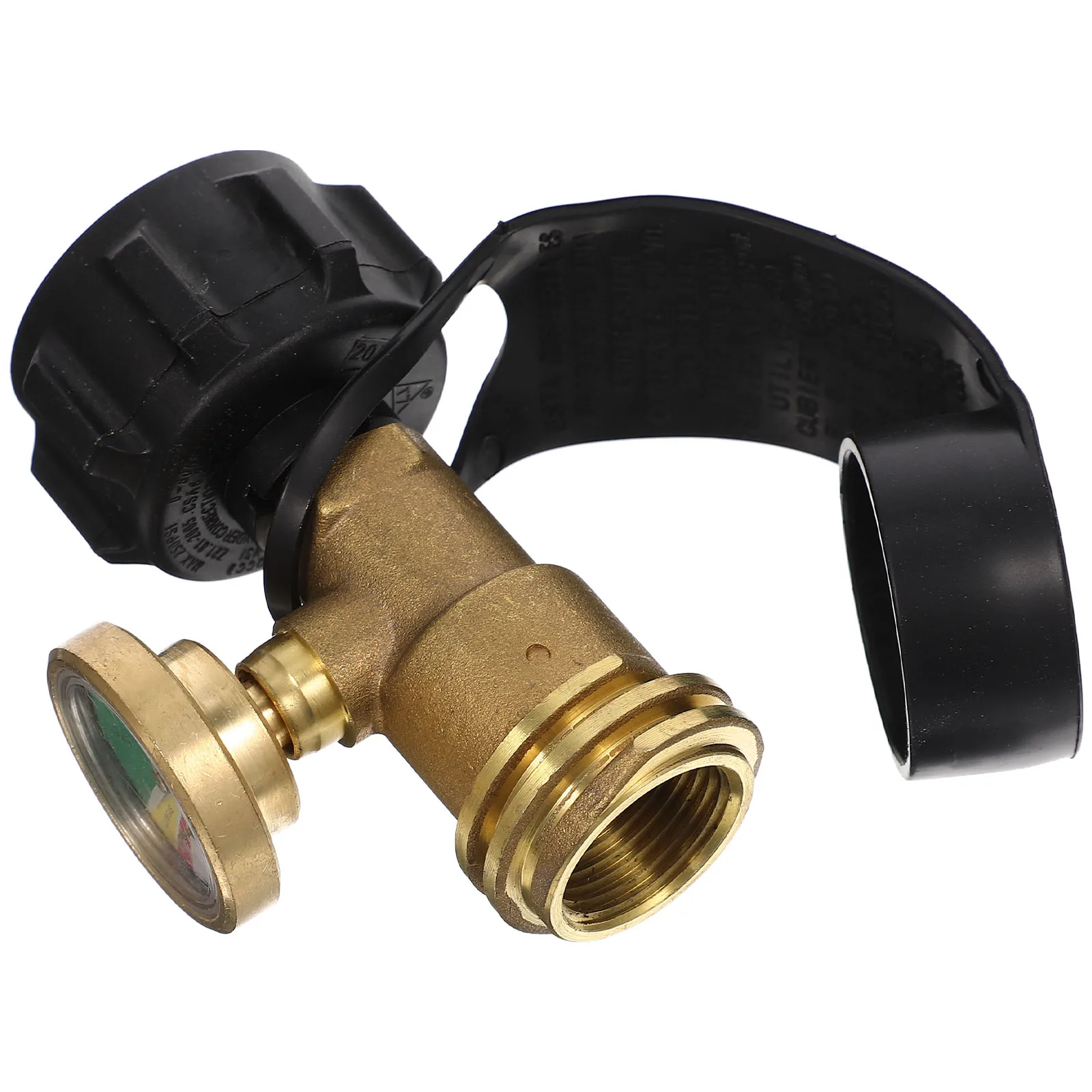 

Propane Tank Adapter Gas Refill Tool Brass Connector Cylinder Gauge Level Indicator Supplies Lightweight Portable