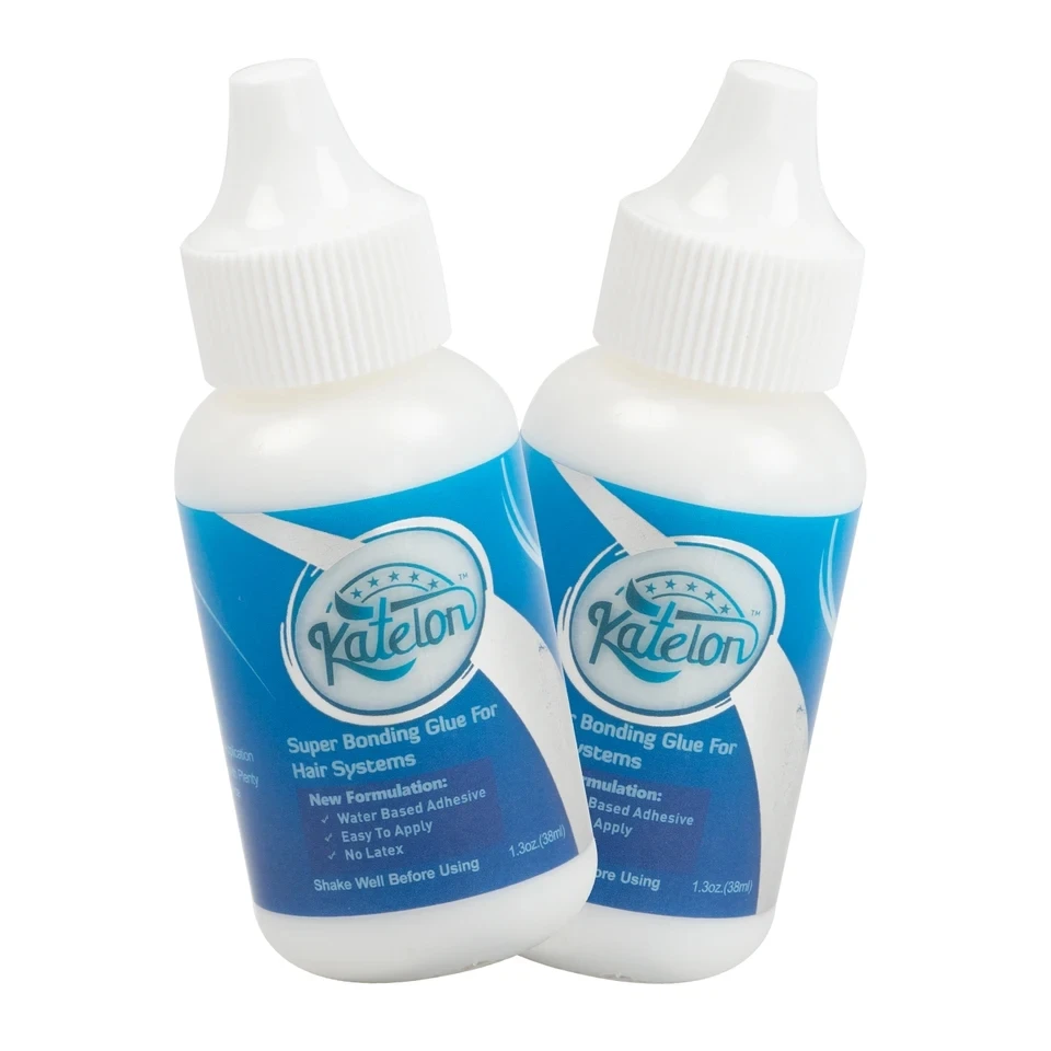 Lace Wig Glue Hair Replacement Adhesive 1.3oz 38ml and Wig Glue Remover 1oz 30ml Combine for Lace Front Wig Hair Extensions image 2