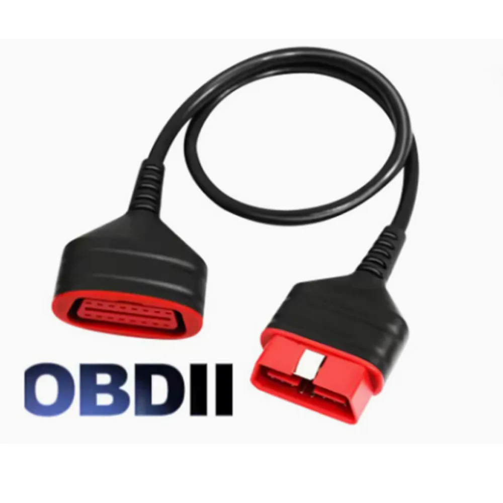 OBD2 16Pin Extension Cable 30CM For Launch X431 Diagnostic Scanner OBD II Male to Female Connector Auto Diagnostic Tool Wire