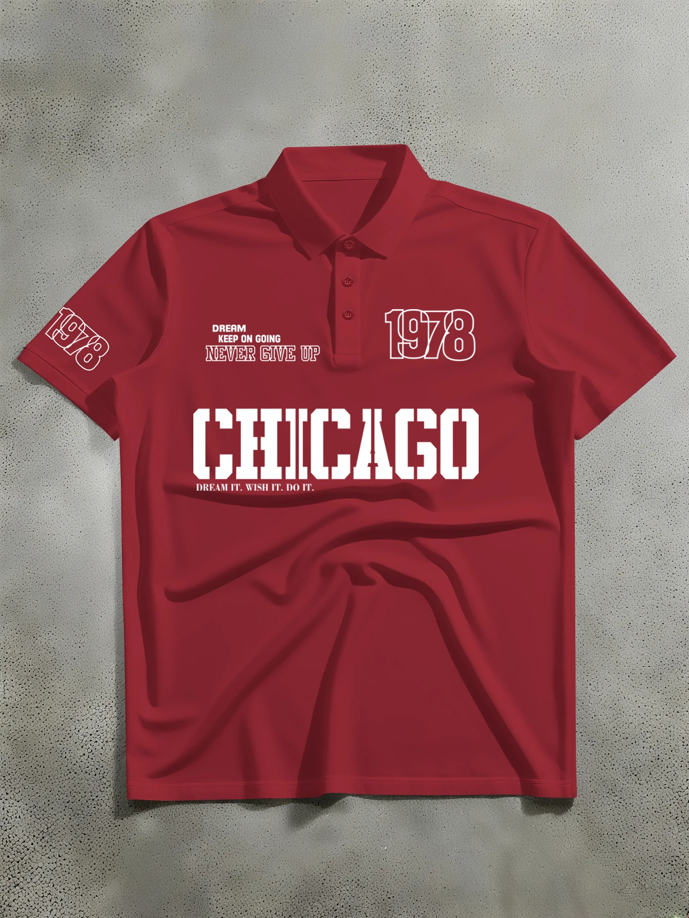 Herenmode poloshirt met print, - Street Fashion Chicago recensie en prijs
