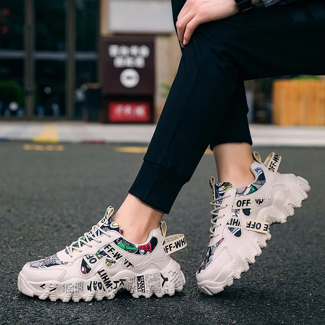 Sneakers Platform Men Casual Sneaker Shoes Men Sneakers Platform Men Casual 2023 Aliexpress