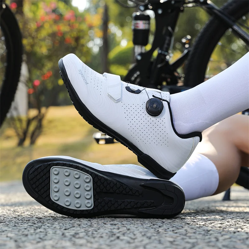 

Men Non Locking Mountain Bike Shoes Without Cleats Road Bicycle Rb Speed Non Cleat Cycling Shoes Sneaker Flat Pedal Mtb Women