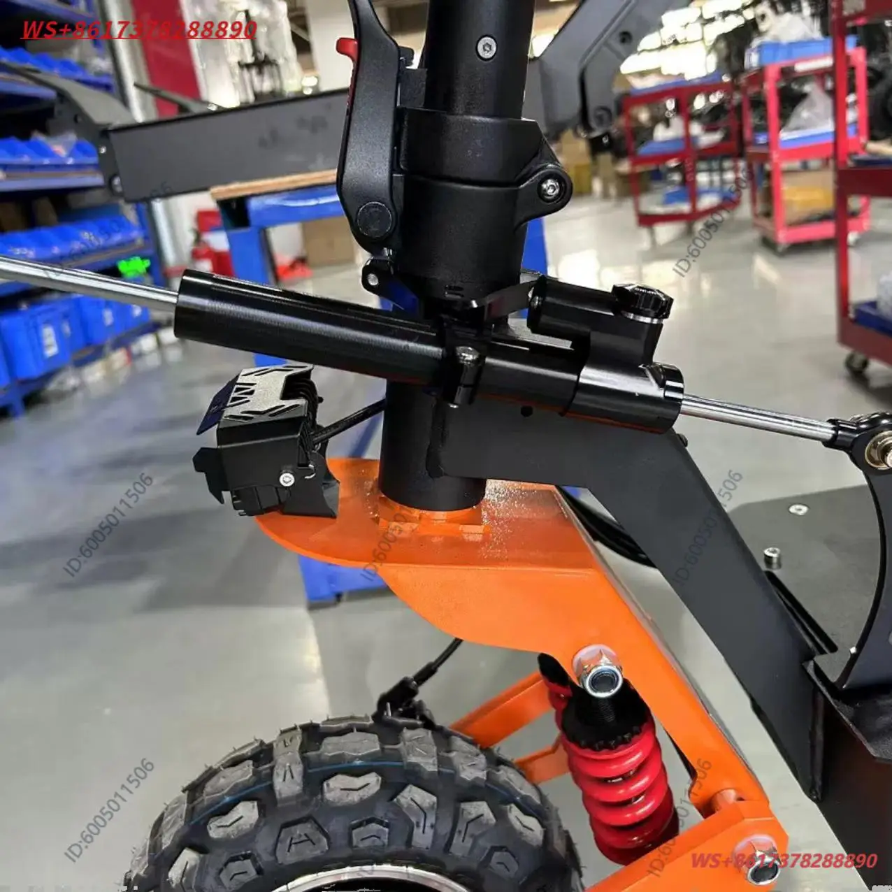 11 inch X5 damper accessories electric scooter extended stroke damper stabilizer titanium ruler