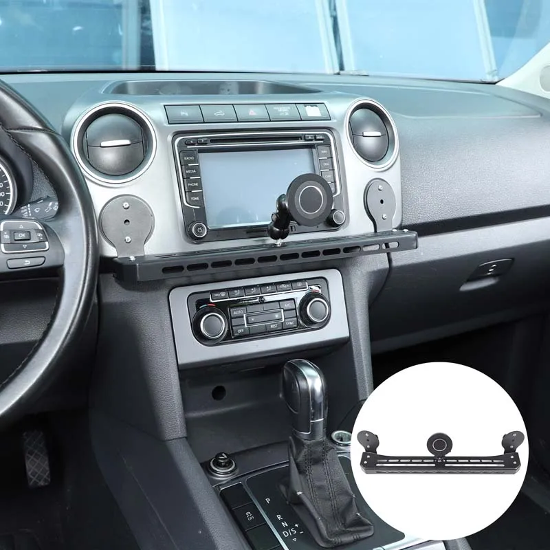 For VW Volkswagen Amarok 2011-2018 Aluminum Alloy Car Center Console Air Conditioning Adjustment Knob Ring Cover Accessories