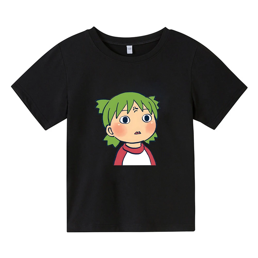 

Japanese Manga Azumanga Daioh Yotsuba T-shirt Kawaii Cartoon Boys and Girls Tee-shirt 100% Cotton Short Sleeve Tshirts O-neck