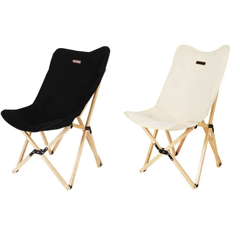 Folding camping chair, lightweight backpack chair with storage bag, suitable for hiking, gardening, beach nordic chair
