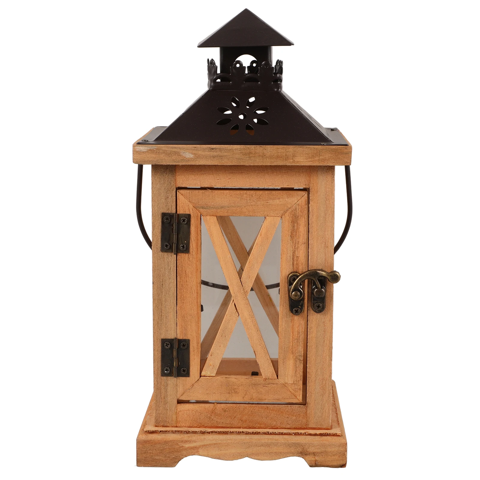 

Retro Candlestick Decor Elegant Lanterns Table Centerpieces Vintage Holder Tealight Windproof Home Dormitory Ornament