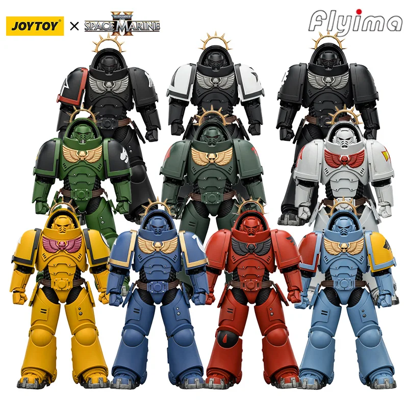 [IN-VOORRAAD]JOYTOY Warhammer 40K 1/18 Actiefiguren Game Edition Ultramarines & Space Wolves Heavy Intercessor 10PCS Model - afbeelding 2
