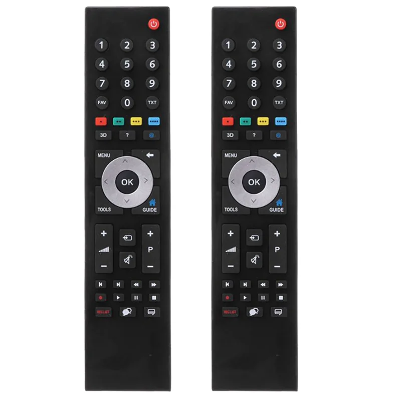 

2X TP7187R Пульт дистанционного управления для GRUNDIG Smart TV Сменный пульт дистанционного управления TP7187R Черный