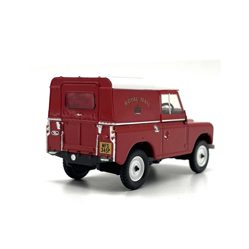 1:43 Scale Diecast Alloy Land Rover Royal Mail Off-road Vehicle Car Model Classics Toy Adult Collectible Gift Souvenir Display