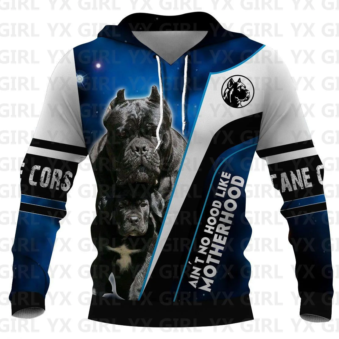 

CANE CORSO MOM 3D Printed Hoodies Unisex Pullovers Funny Dog Streewear