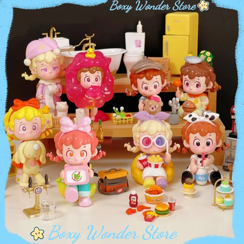

Wild Growth Trendy Toy Piny Weekend Mini Theater Series Blind Box Trendy Toys Kawaii Ornaments Collectible Decorations