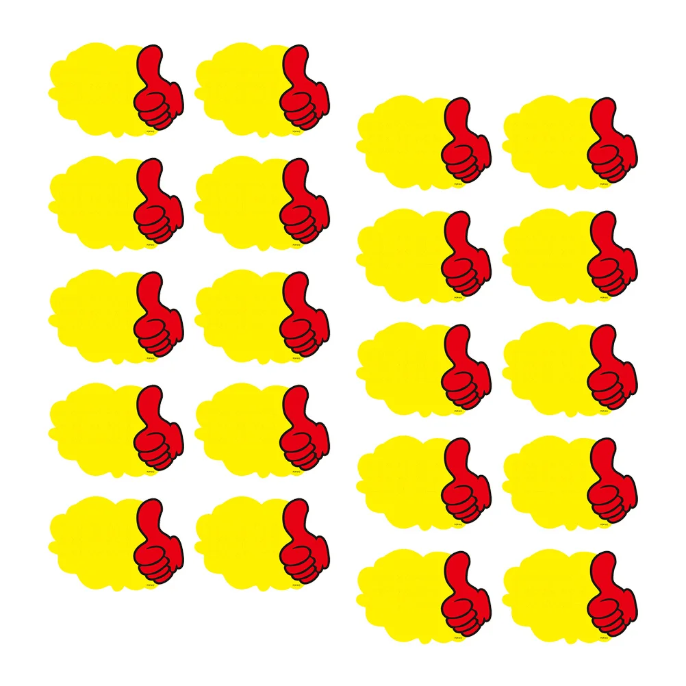 

20pcs Price Label Tags Burst Shape Finger Design Bright Retail Sale Signs Garage Sales Fundraising Stores Commerce